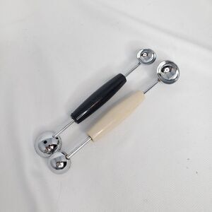 Lot of 2 Ekco Vintage Melon Ball Kitchen Tools